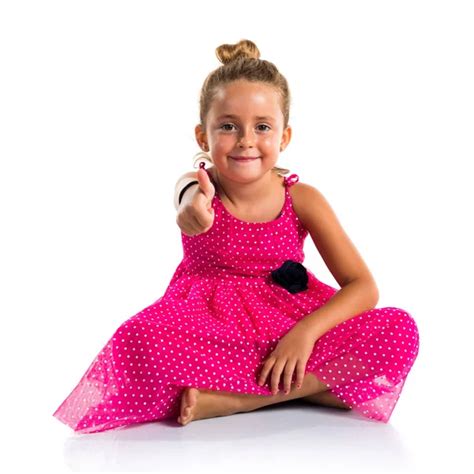 Little Girl Pink Dress Stock Photo by ©luismolinero 218824798