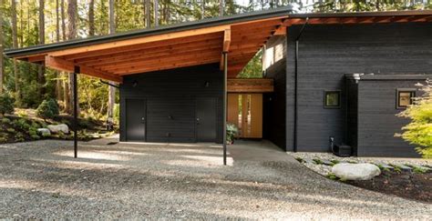 Bainbridge Island House Shou Sugi Ban Portfolio Island House