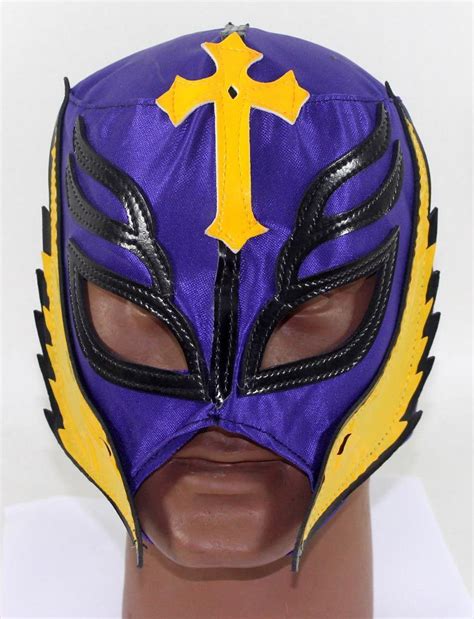 Purple Rey Mysterio Lucha Libre Luchador Wrestling Costume Mask Ebay