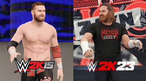 Sami Zayn Entrance Evolution Wwe K Wwe K Youtube