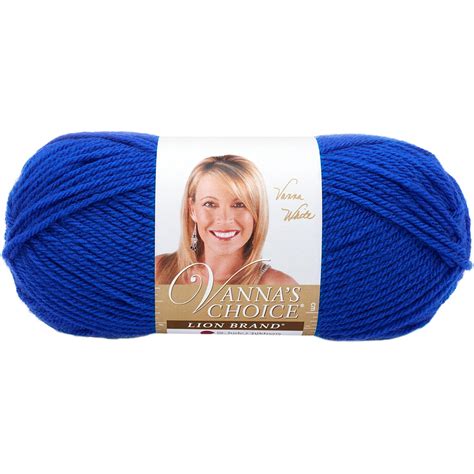 Lion Brand Vannas Choice Yarn Electric Blue