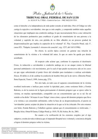 Fallo Del Tribunal Oral De San Luis PDF