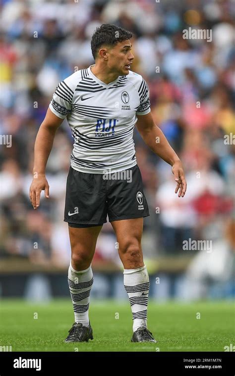 Caleb Muntz of Fiji during the 2023 Summer Series match England vs Fiji ...