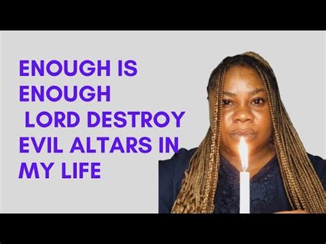 Midnight Warfare Decree Enough Is Enough Lord Destroy Evil Altars