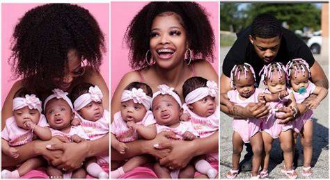 Young Couple Welcomes Amazing Triplets Splashes Photos On Social Media