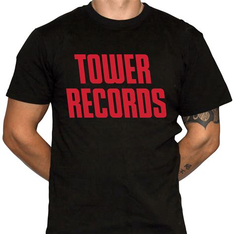 Tower Records Vintage Logo T-shirt Defunct Record Store 100% Preshrunk ...