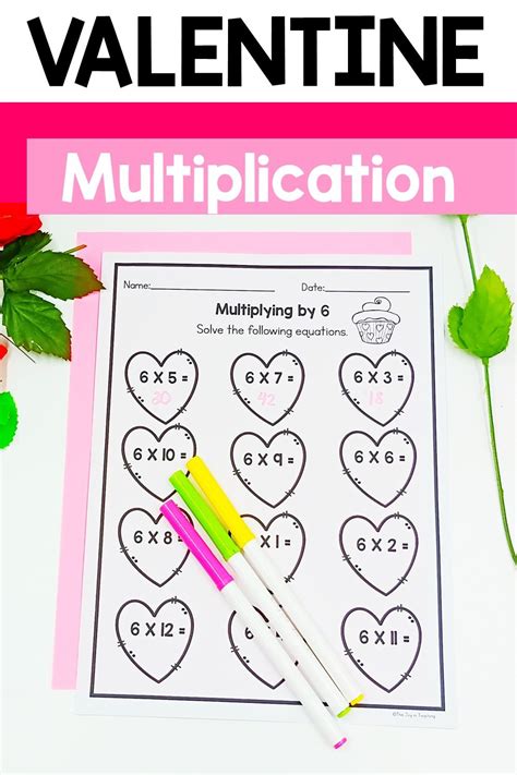 Valentine S Day Multiplication Worksheet