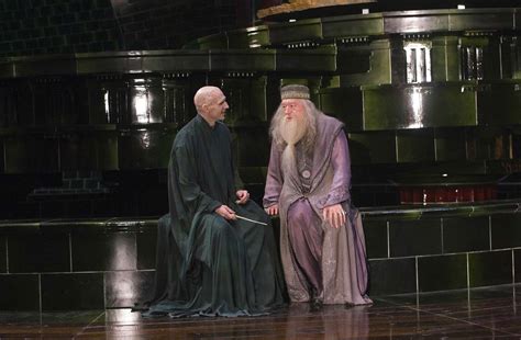 Ralph Fiennes and Michael Gambon in the Ministry of Magic — Harry Potter Fan Zone