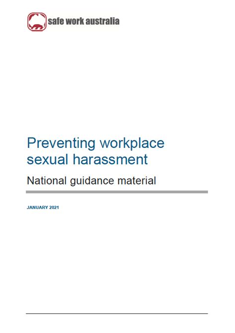 Preventing Workplace Sexual Harassment Guide Respect Work