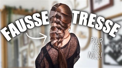 Astuce Coiffure Fausse Tresse Coll E Youtube