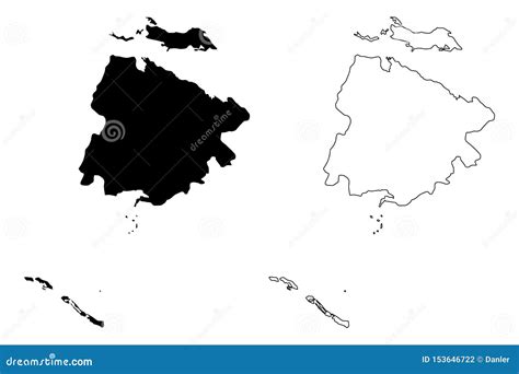 Ciego De Avila Province Republic of Cuba, Provinces of Cuba Map Vector ...