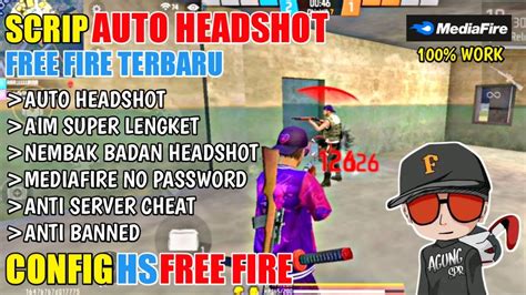 Config Ff Auto Headshot Tembak Badan Ff Biasa Dan Ff Max Terbaru