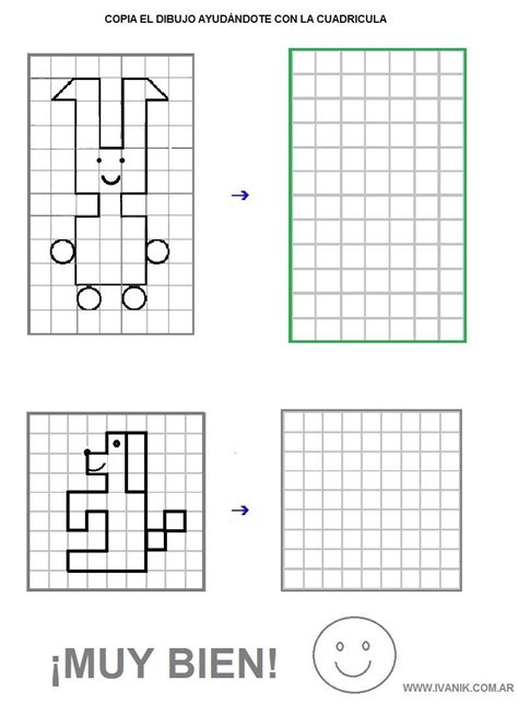 Dibujo Dibujos En Cuadricula Cuadricula Actividades