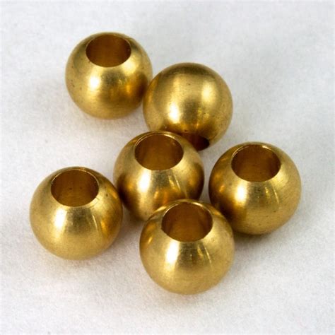 5mm Brass Bead Mba337 Etsy