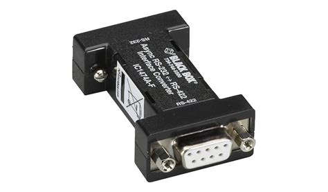 Black Box Rs 232 Rs 422 Converter Serial Adapter Rs 232 Ic1474a F Network Cables