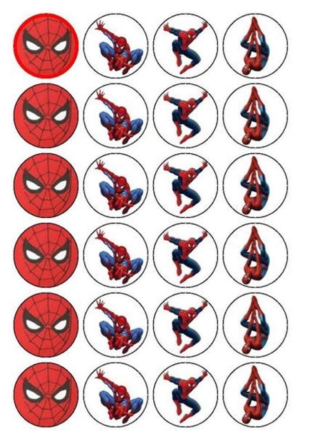 Free Printable Spiderman Cake Toppers Printable Word Searches