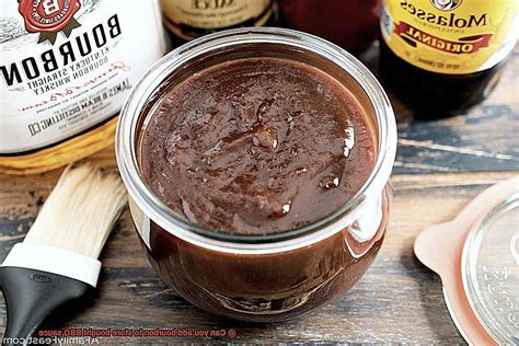 Can You Add Bourbon To Store Bought Bbq Sauce Pastime Bar And Grill