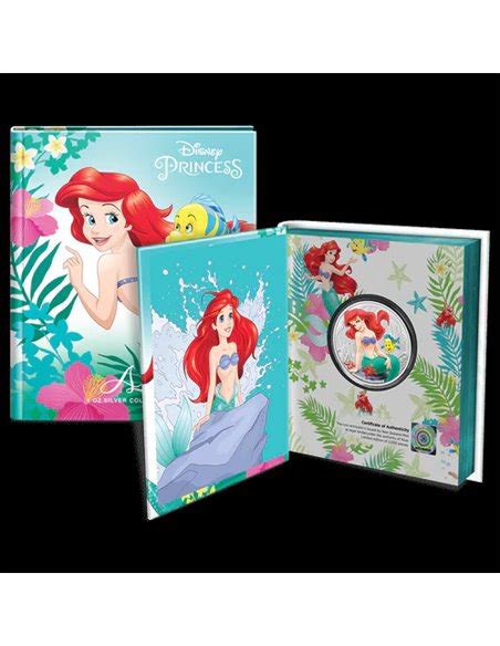 Ariel Disney Princesa Oz Moneda Plata Niue