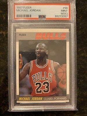 1987 88 Fleer 59 Michael Jordan Mint 9 OC EBay