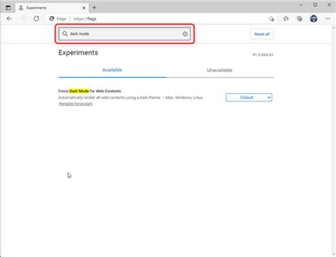 Cómo activar y desactivar el modo oscuro en Microsoft Edge