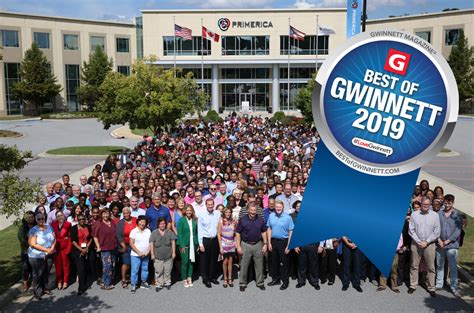 Primerica Voted Best Employer” In Gwinnett Magazines 2019 Best Of