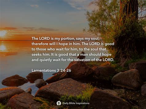 Lamentations 324 26 Daily Bible Inspirations