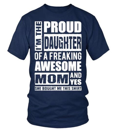 Proud Daughter Of Freaking Mom Unisex T Shirt