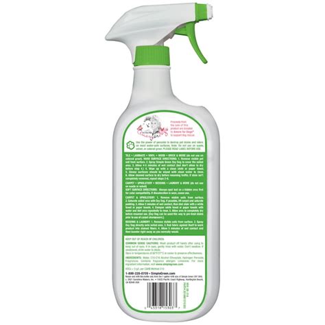 Simple Green Oxy Dog Stain And Odor Oxidizer 32 Oz Liquid Stain Remover