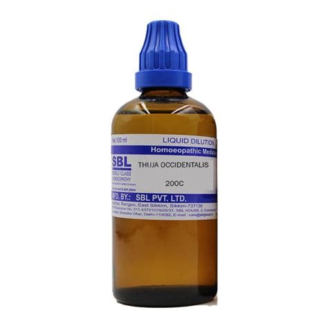 Buy Thuja Occidentalis 200c 100 Ml Sbl Online At Low Prices In India