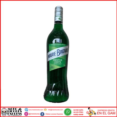 Licor De Menta Marie Brizard B 700 Ml Moko Licores Express