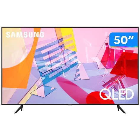 Smart TV 4K QLED 50 Samsung QN50Q60TAGXZD Wi Fi Bluetooth HDR 3 HDMI