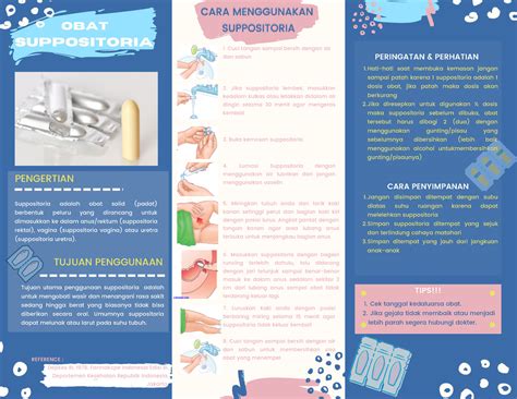 Leaflet Suppositoria Obat Suppositoria Cek Tanggal Kedaluarsa Obat