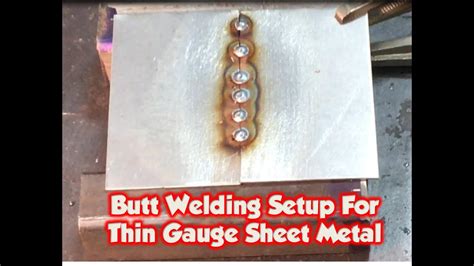 How To Setup Your Mig Welder For Sheet Metal Butt Welding Youtube