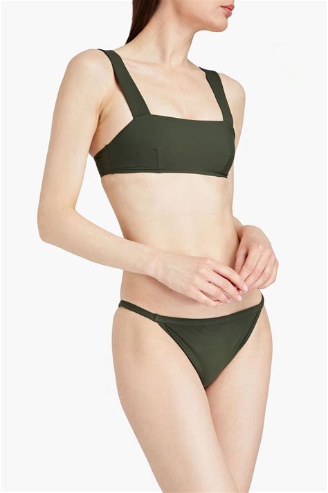 BONDI BORN Eva Mid Rise Bikini Briefs THE OUTNET