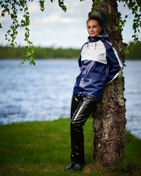 Rainwear From Sweden On Instagram Marina In Freja Jacket And Shiny