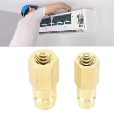 Connecteur De Climatiseur R134A QIILU Adaptateur De Conversion Haute