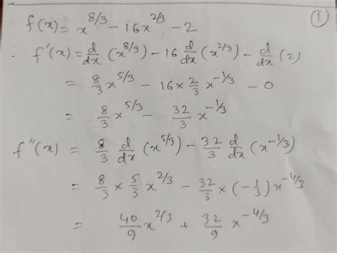 [solved] F X 23 16x3 2 Determine The Intervals On Which F X