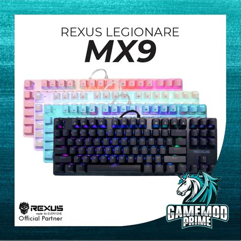 Jual Keyboard Gaming Mechanical REXUS Legionare MX9 TKL RGB MX 9