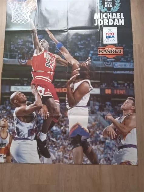 Vends Poster Michael Jordan Chicago Bulls Nba Finale Eur