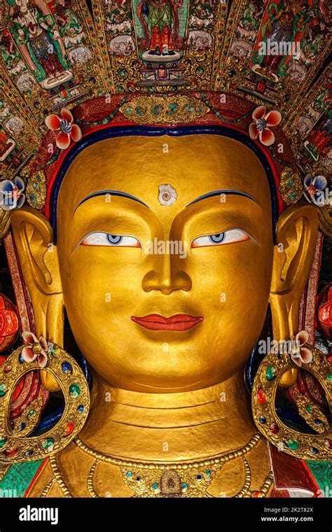 Maitreya Buddha Face Close Up Hi Res Stock Photography And Images Alamy