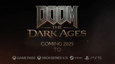 Doom The Dark Ages Hits PS5 Xbox Series X S And PC In 2025