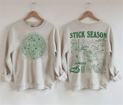 Noah Kahan Sweatshirt Stick Season 2023 Sweatshirt Front And Back