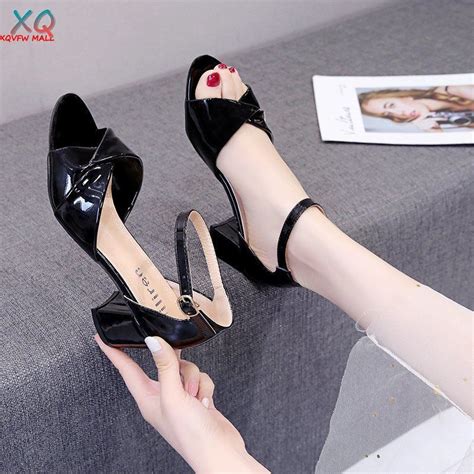 Xqvf Voguebible Leisure Wild Heels For Women Fairy Style Kasut