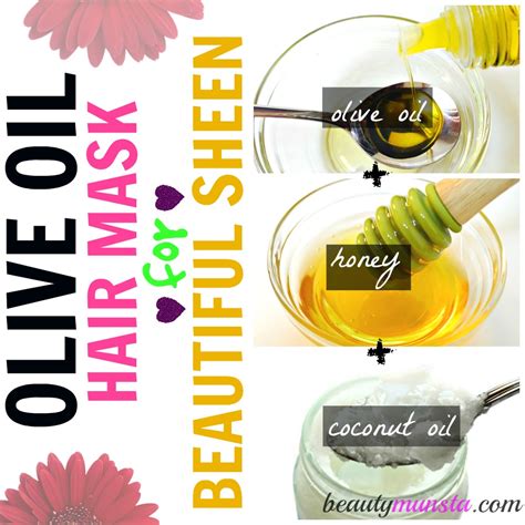 Olive Oil Hair Mask Recipes for Luscious Hair - beautymunsta - free ...