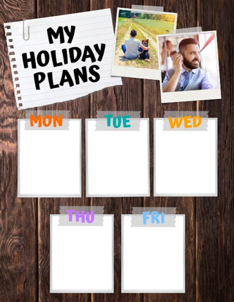 My Holiday Plans Flyer Template Postermywall