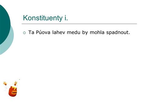 Kapitoly z generativní gramatiky KGG Lucie Medová Týden 2 16 října