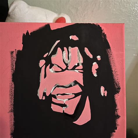 Lucki Watch My Back Painting 10x10 Frame If Yall Depop