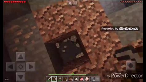 Minecraft Pe Explorando Cavernas Hard Survival Youtube