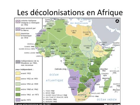 Ppt Les Décolonisations En Afrique Powerpoint Presentation Free