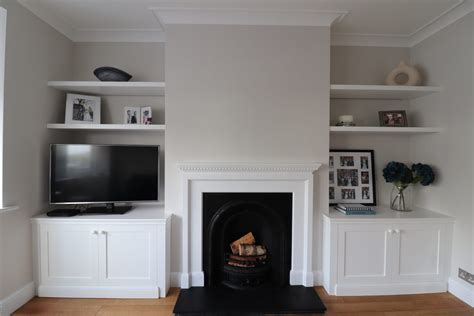 Bespoke Alcove Cabinets Floating Shelves Built In Shelving Units